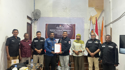 Foto Penyerahan BA PDPB Triwulan II Tahun 2026