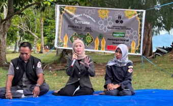 Ketua Koordinator SDM-O, Data & Informasi Bawaslu Kab. Kaimana, Siti Nurliah Indah Purwanti.